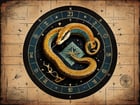 Horoskop und Schlange